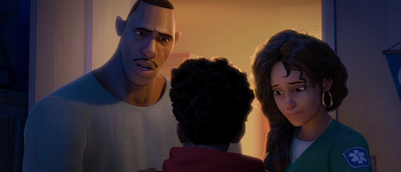 Miles and his parents Jefferson and Rio.